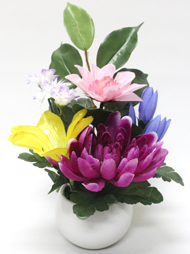 仏花ポットアレンジ